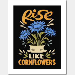 Rise like Cornflowers Vintage Posters and Art